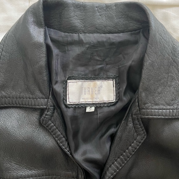black leather jacket - Picture 4 of 4